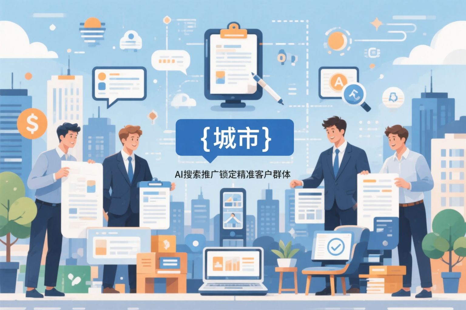 青岛公司如何用AI搜索推广锁定精准客户群体