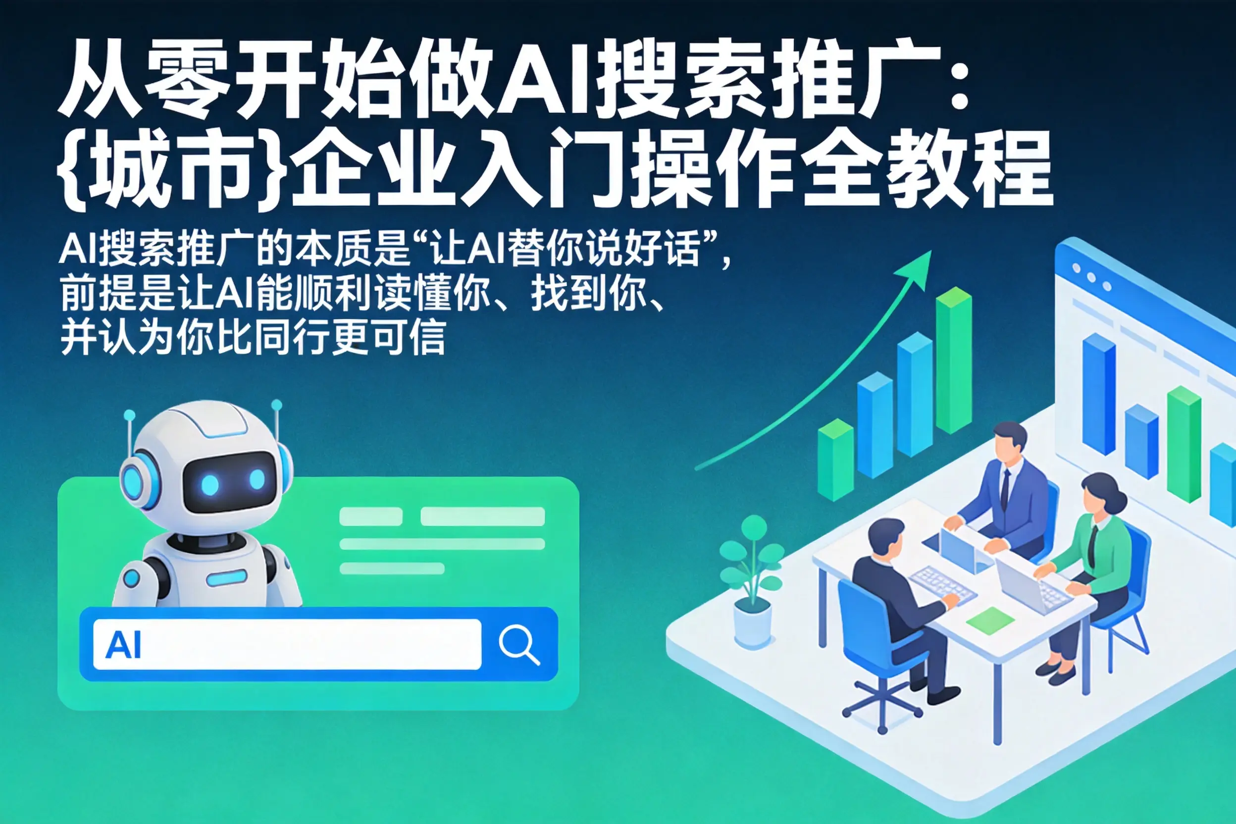 从零开始做AI搜索推广：青岛企业入门操作全教程