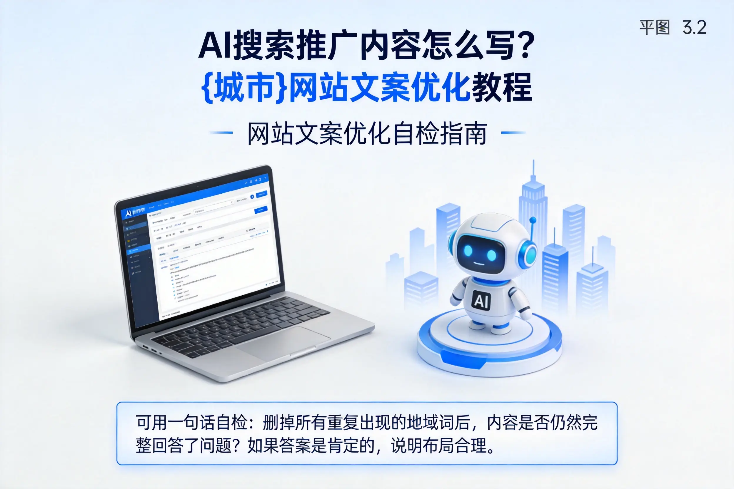 AI搜索推广内容怎么写？青岛网站文案优化教程