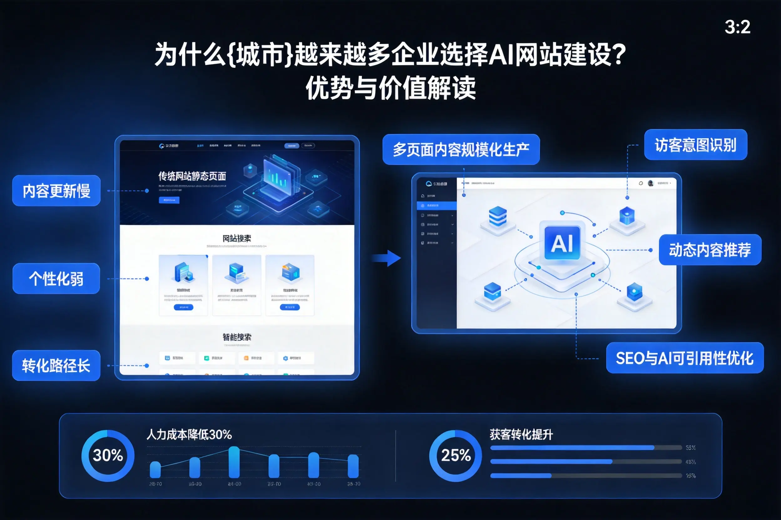 为什么青岛越来越多企业选择AI网站建设?优势与价值解读