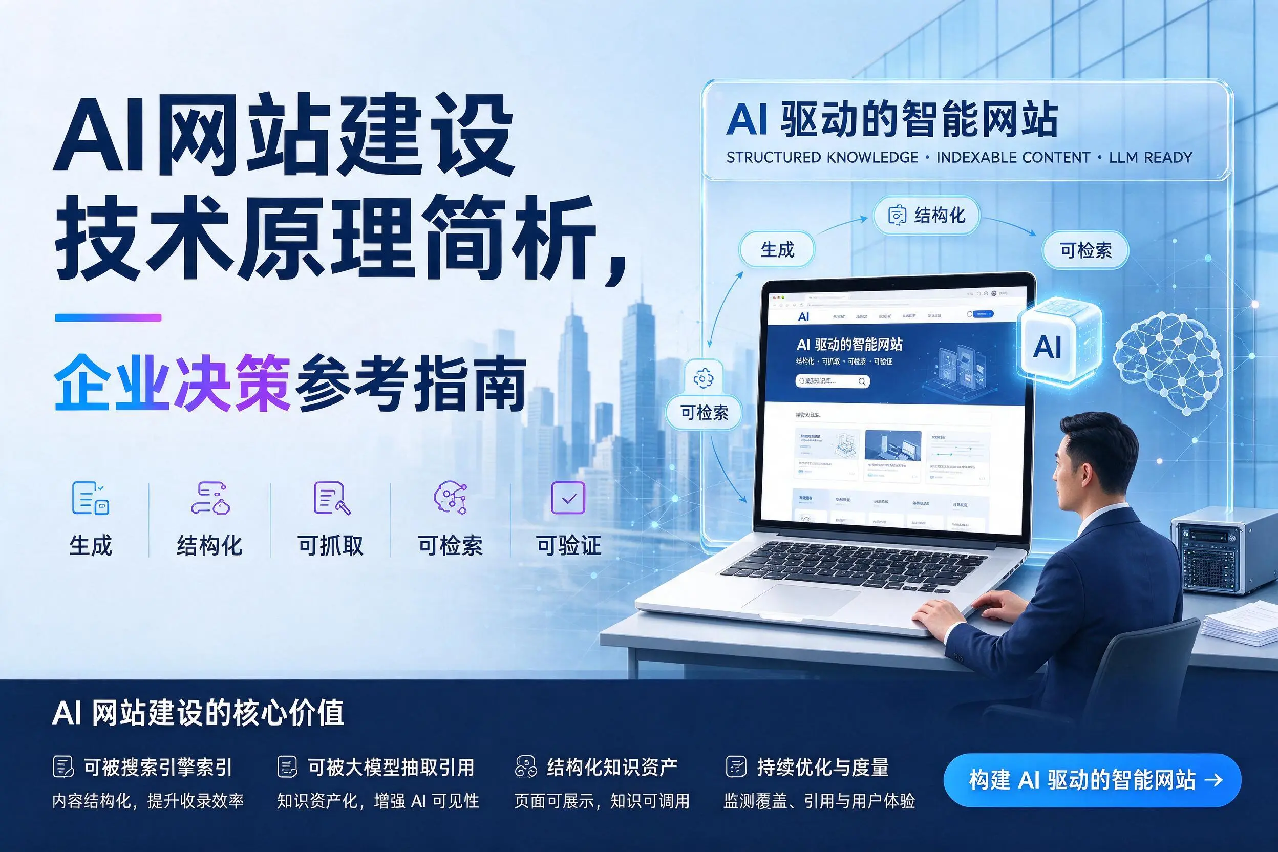 AI网站建设技术原理简析，青岛企业决策参考指南