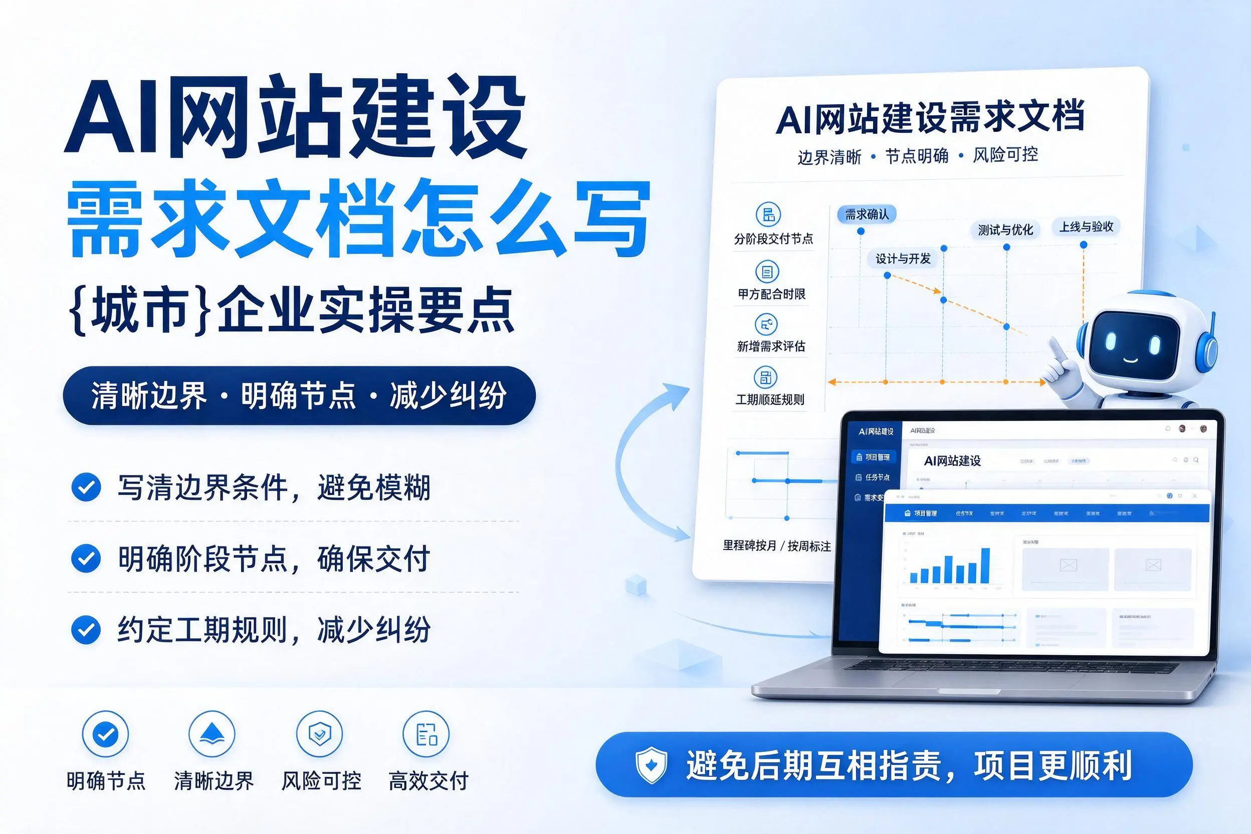 AI网站建设需求文档怎么写，青岛企业实操要点